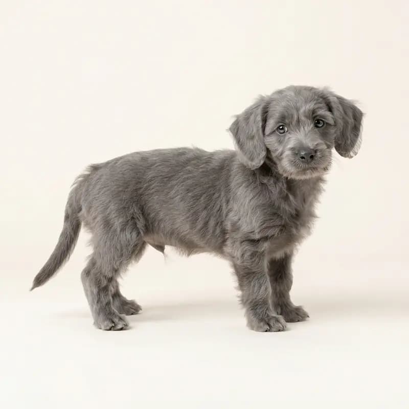 Doxiepoo Welpe in Grå