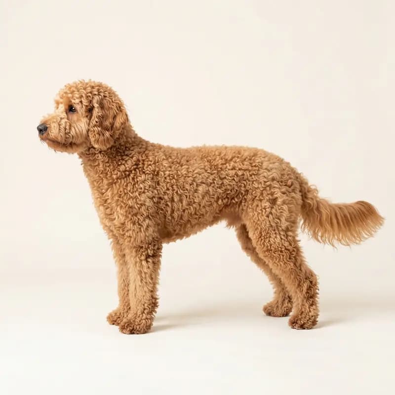 Whoodle med Krøllet pels