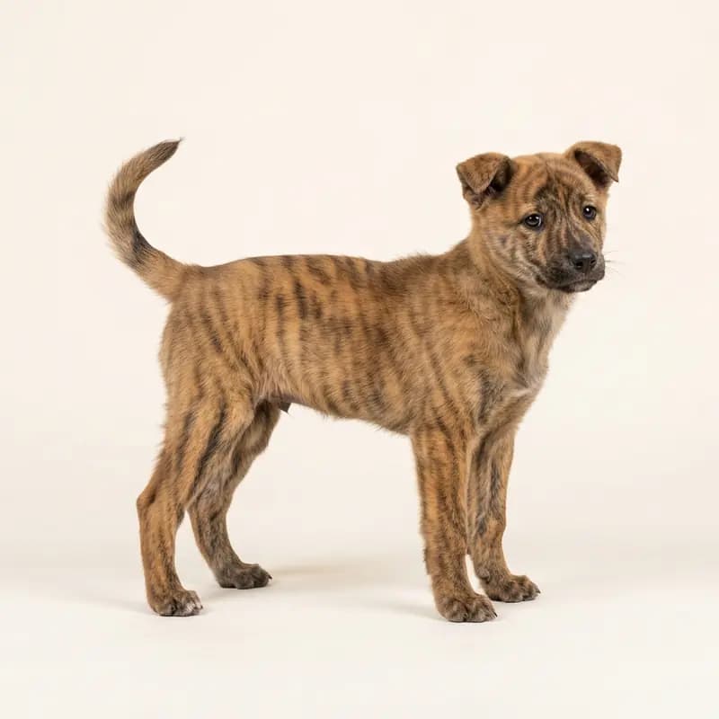 Jindo Welpe in Stribet