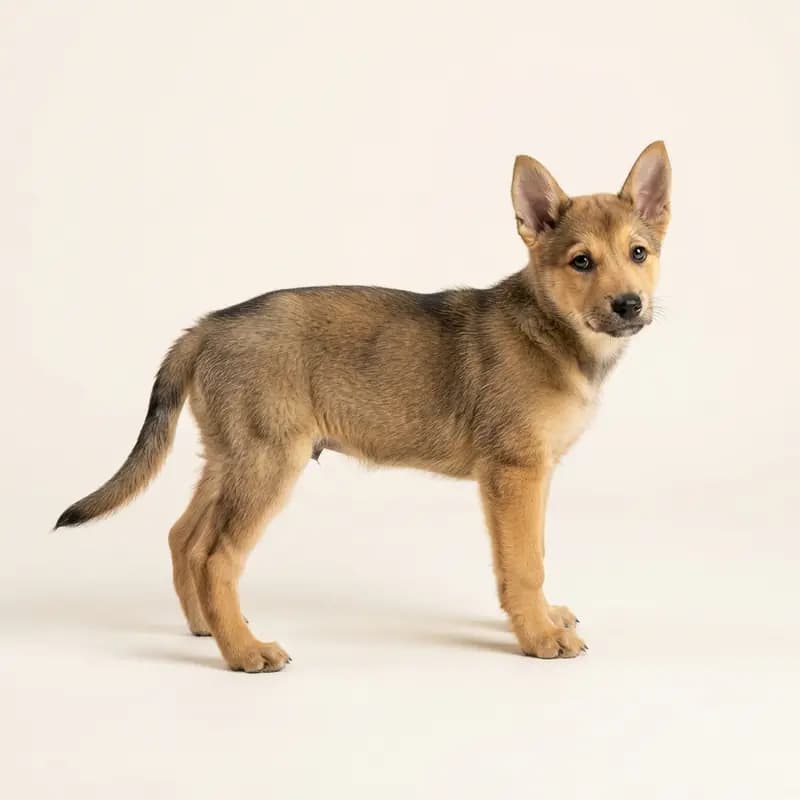 Carolina Dog Welpe in Sabel