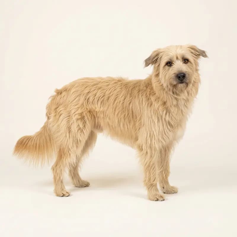 Volwassen Pyreneese herder in Reekleur