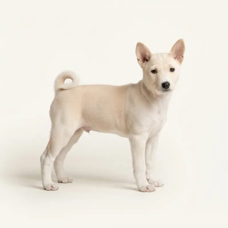 Basenji Welpe in Crème