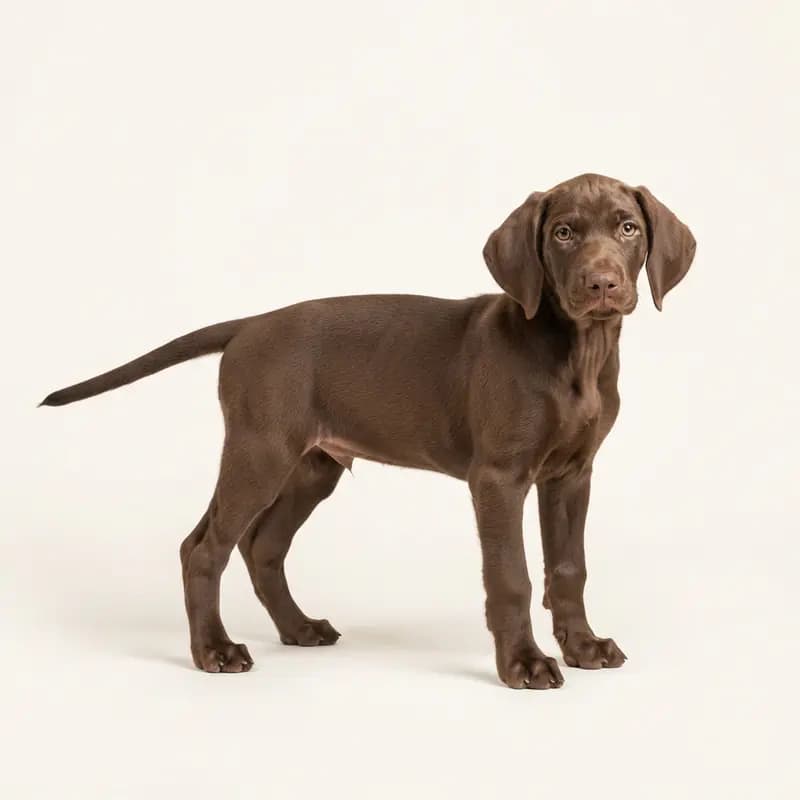 Korthåret hønsehund Welpe in Brun