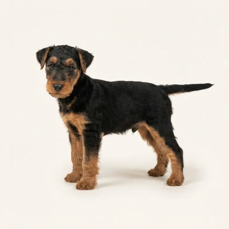 Welsh terrier Welpe in Sort med tan