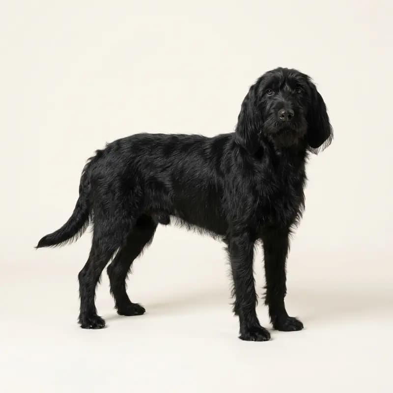 Voksen Briquet Griffon Vendéen i Sort