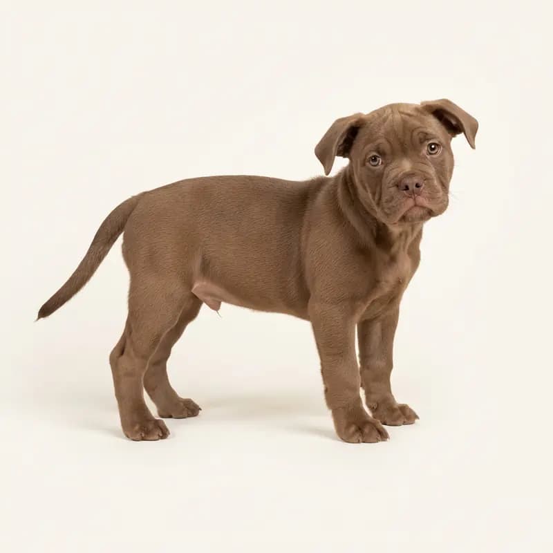 Continental Bulldog Welpe in Bruin
