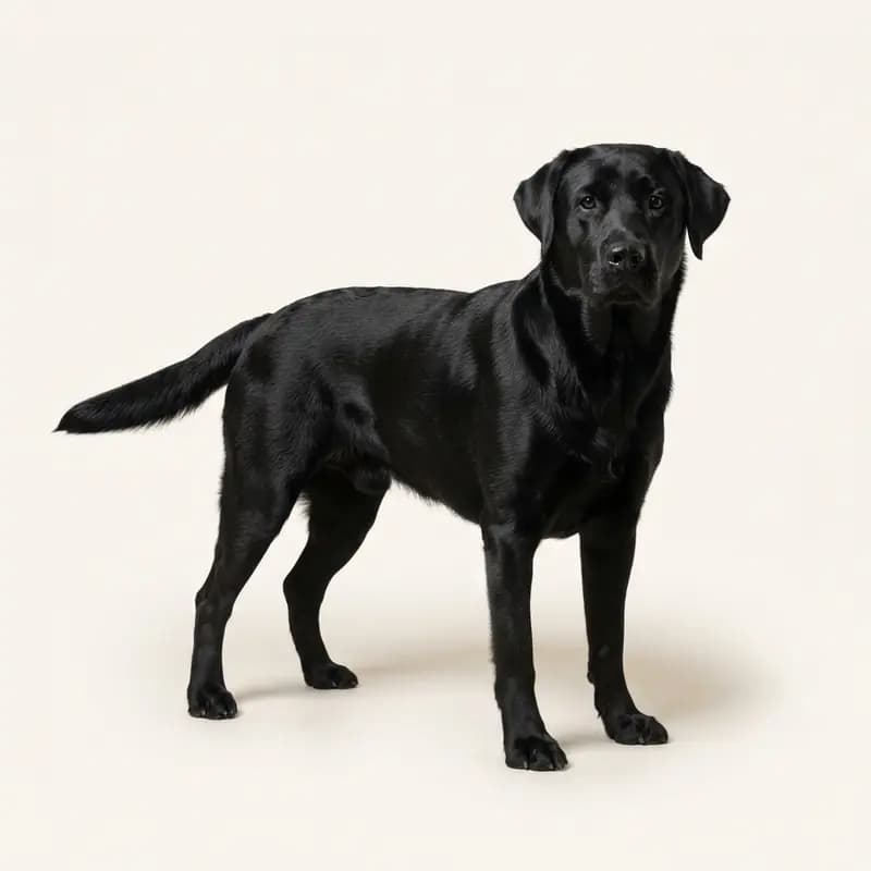 Labrador Retriever adulte en Noir