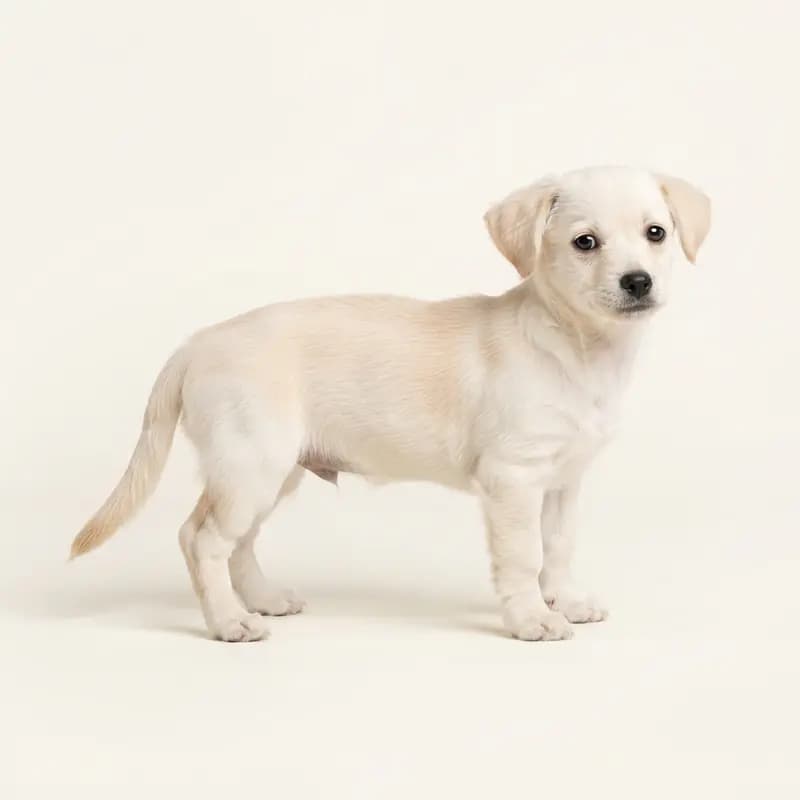 Chiweenie Welpe in Creme