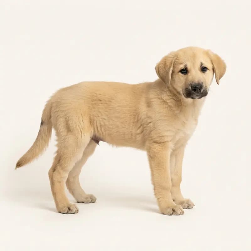 Transmontano-herdershond (Cão de Gado Transmontano) Welpe in Reekleur