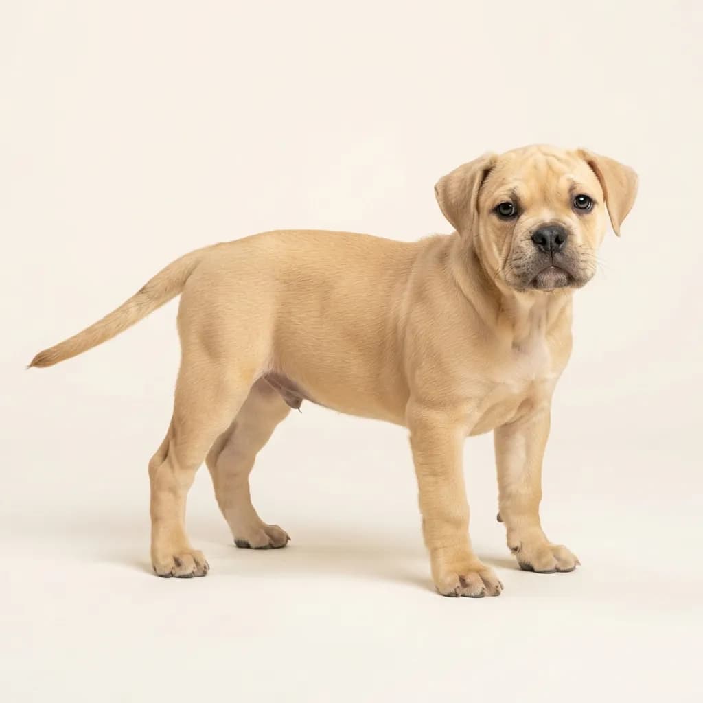 Old English Bulldog in Falbfarben — Fellfarbe und Aussehen