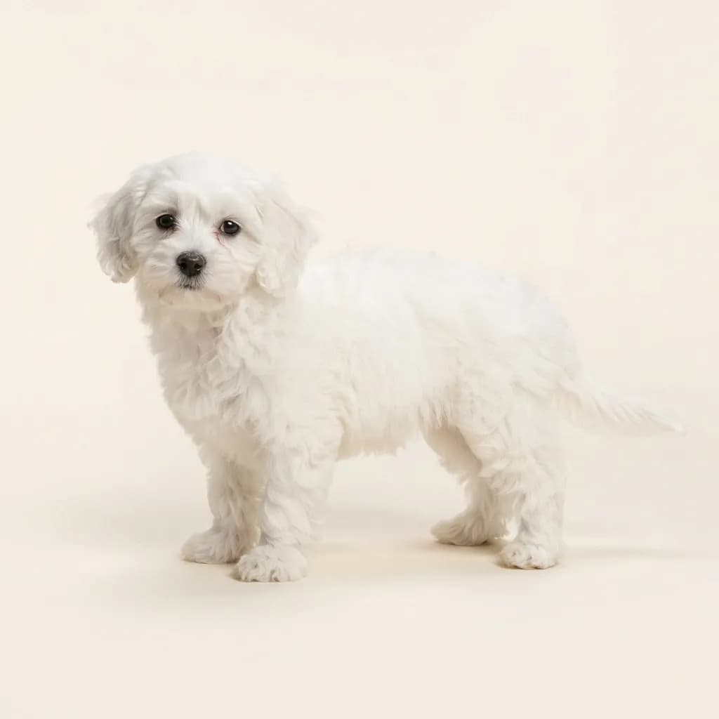 Cavachon in Weiß — Fellfarbe und Aussehen