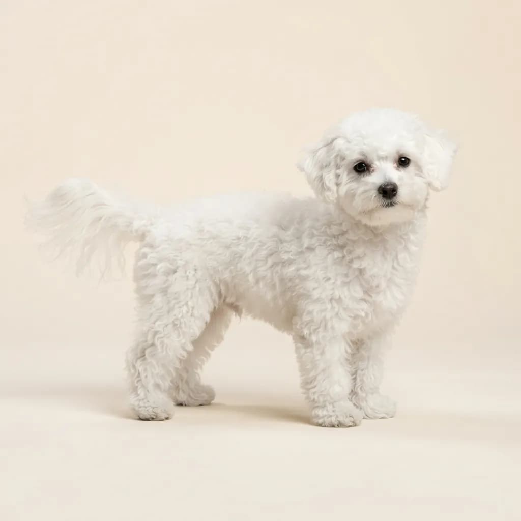 Bichon Frisé in Weiß — Fellfarbe und Aussehen