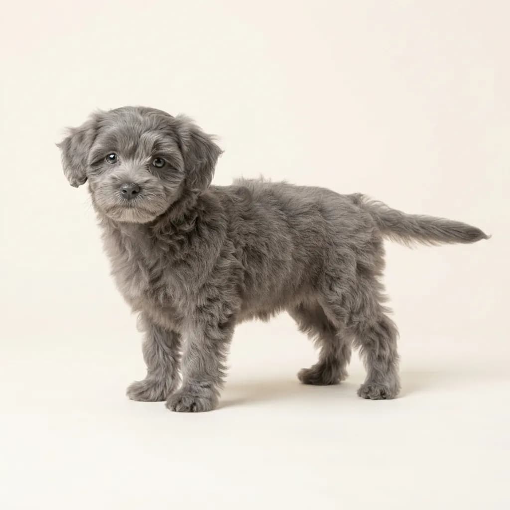 Maltipoo in Grau — Fellfarbe und Aussehen