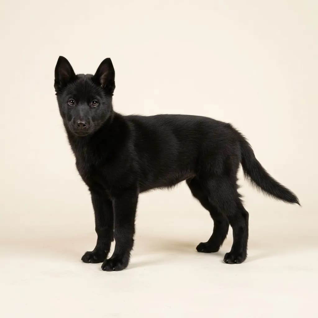 Siberian Husky in Schwarz — Fellfarbe und Aussehen