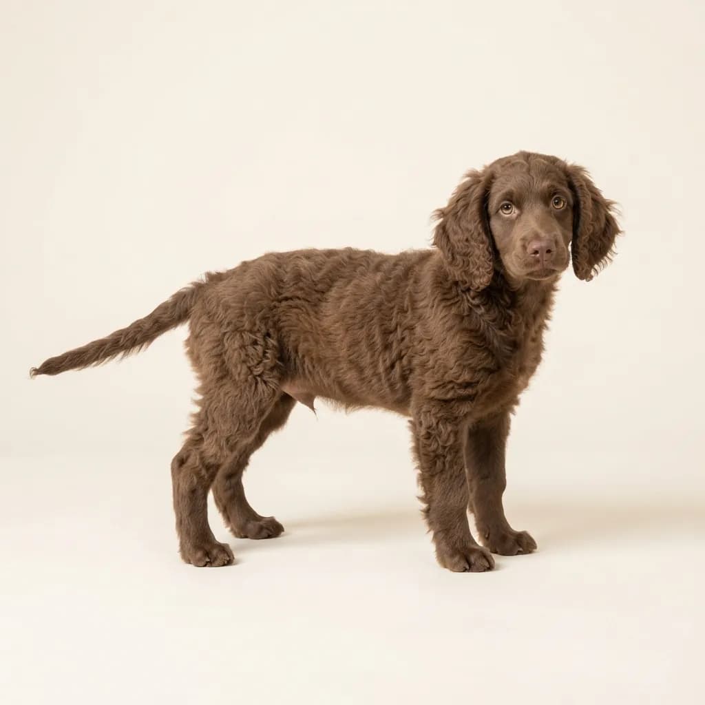 American Water Spaniel in Braun — Fellfarbe und Aussehen