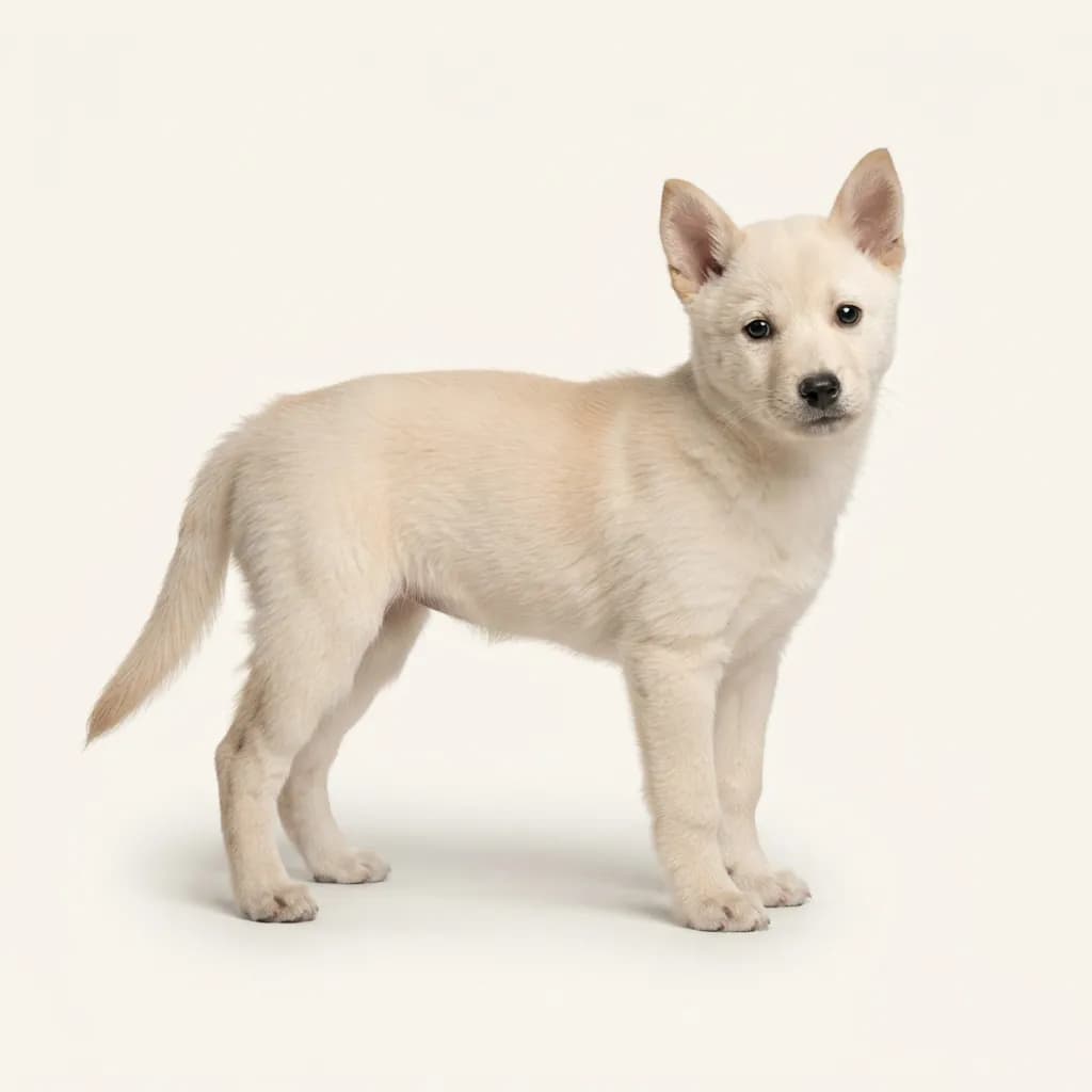 Kai Ken in Creme — Fellfarbe und Aussehen