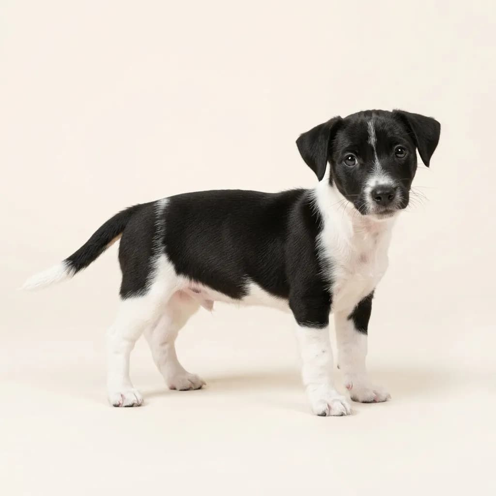 Jack Russell Terrier in Schwarz-Weiß — Fellfarbe und Aussehen