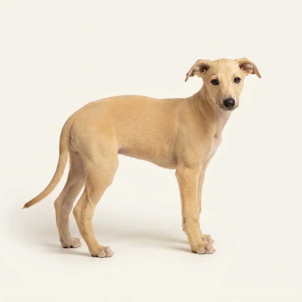 Greyhound in Falbfarben — Fellfarbe und Aussehen
