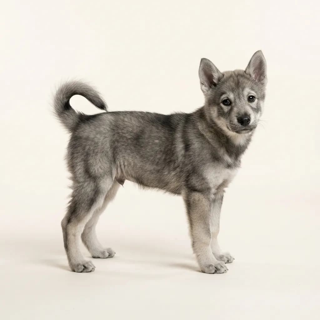 Jindo in Wolfsgrau — Fellfarbe und Aussehen