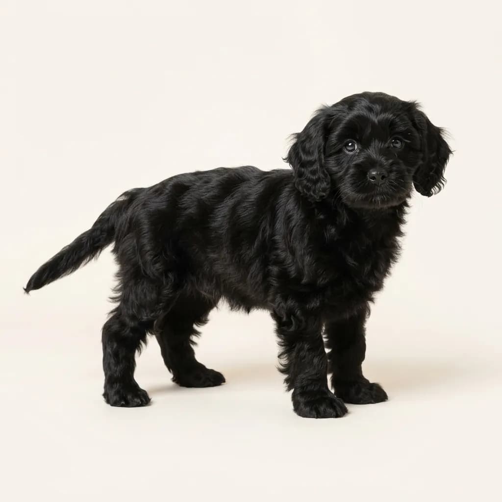 Cavachon in Schwarz — Fellfarbe und Aussehen