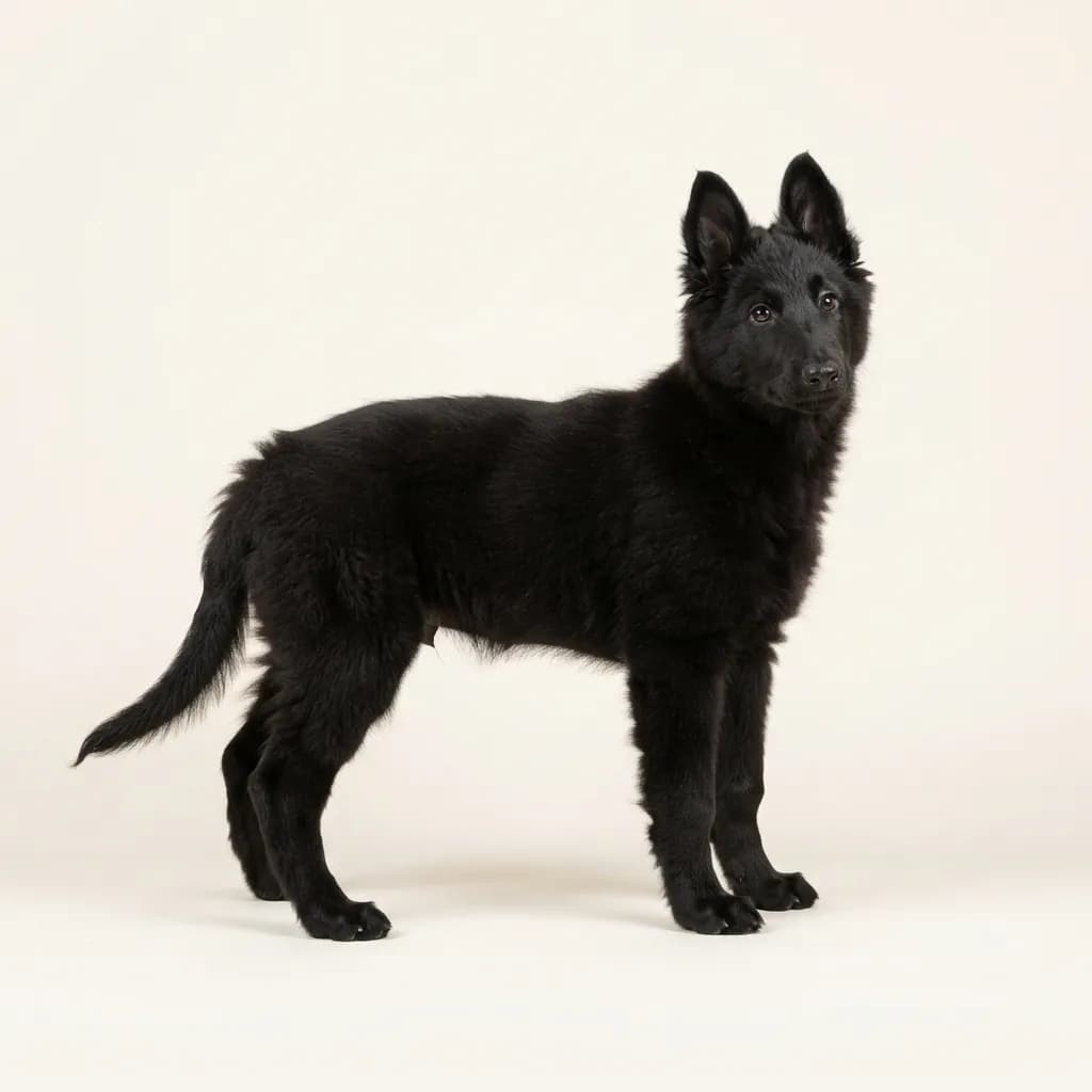 Belgische Schäferhunde in Schwarz — Fellfarbe und Aussehen