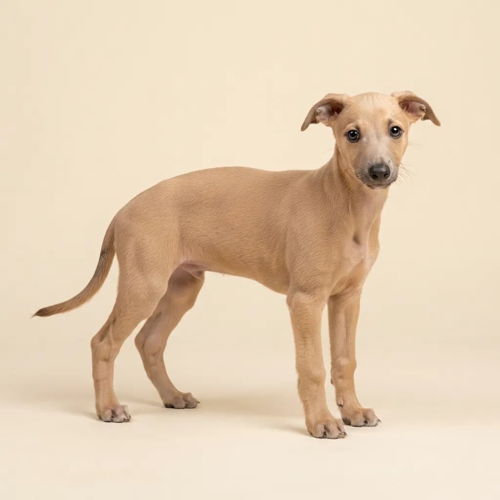 Whippet in Falbfarben — Fellfarbe und Aussehen