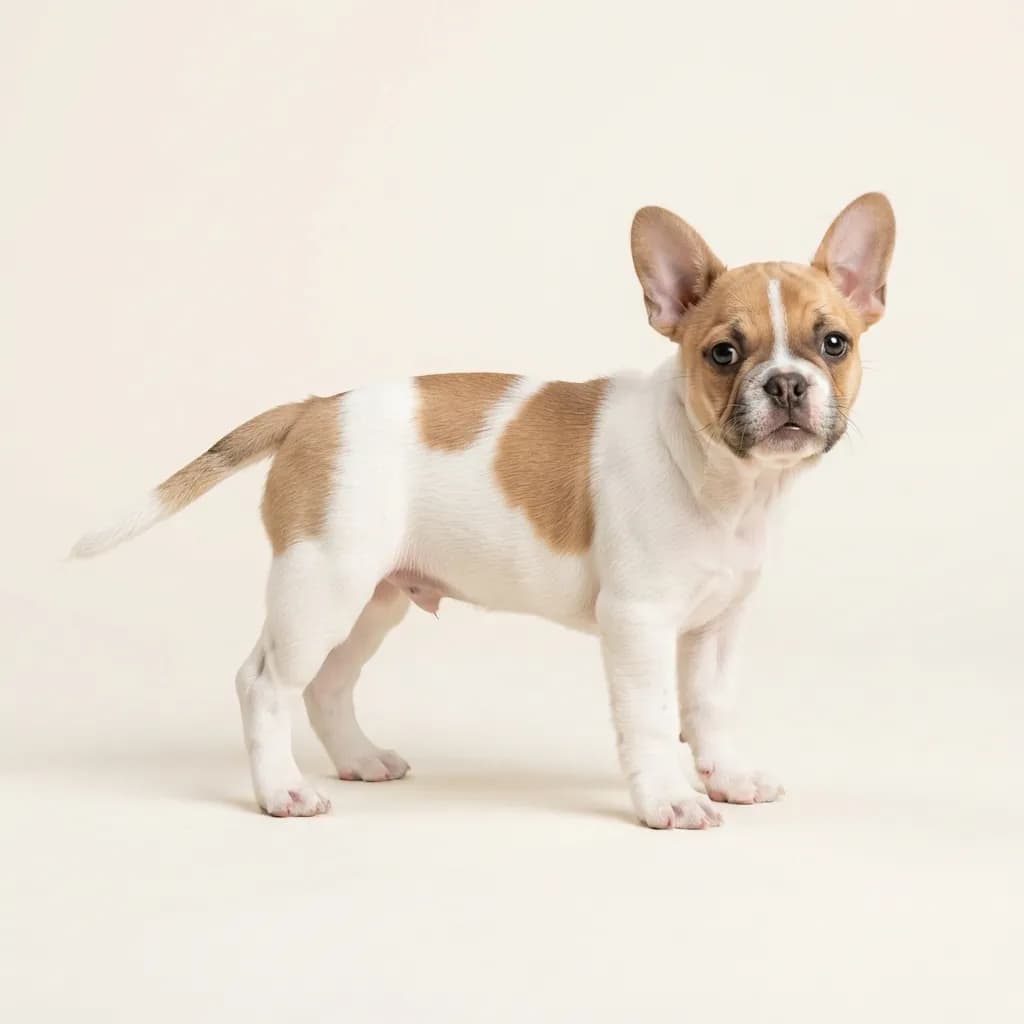 Frenchton in Gescheckt — Fellfarbe und Aussehen