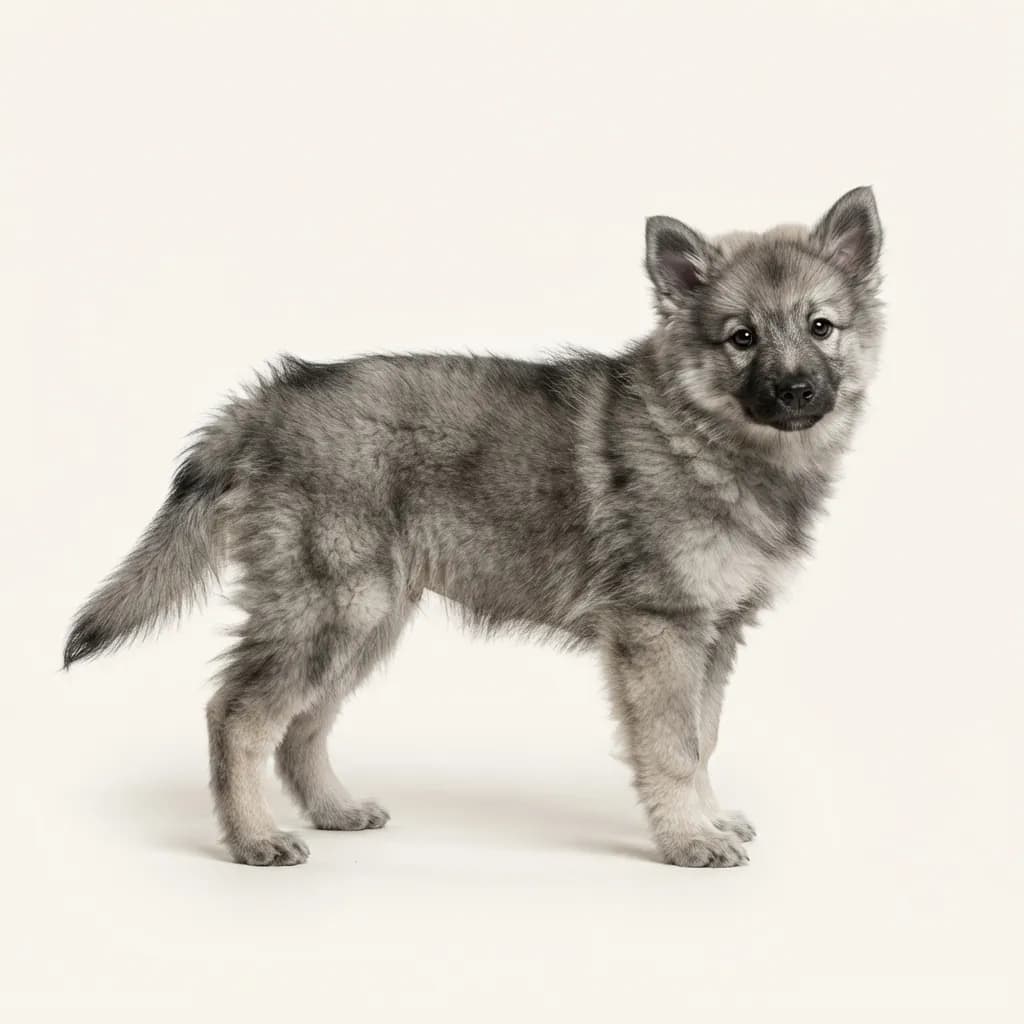 Kleinspitz in Wolfsgrau — Fellfarbe und Aussehen