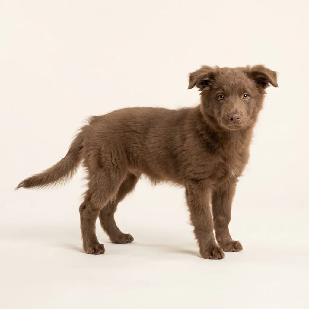 Border Collie in Braun — Fellfarbe und Aussehen