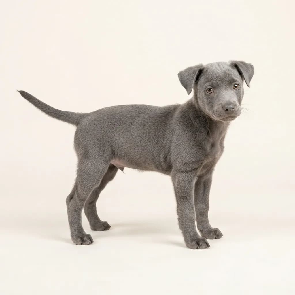 Rat Terrier in Blau — Fellfarbe und Aussehen