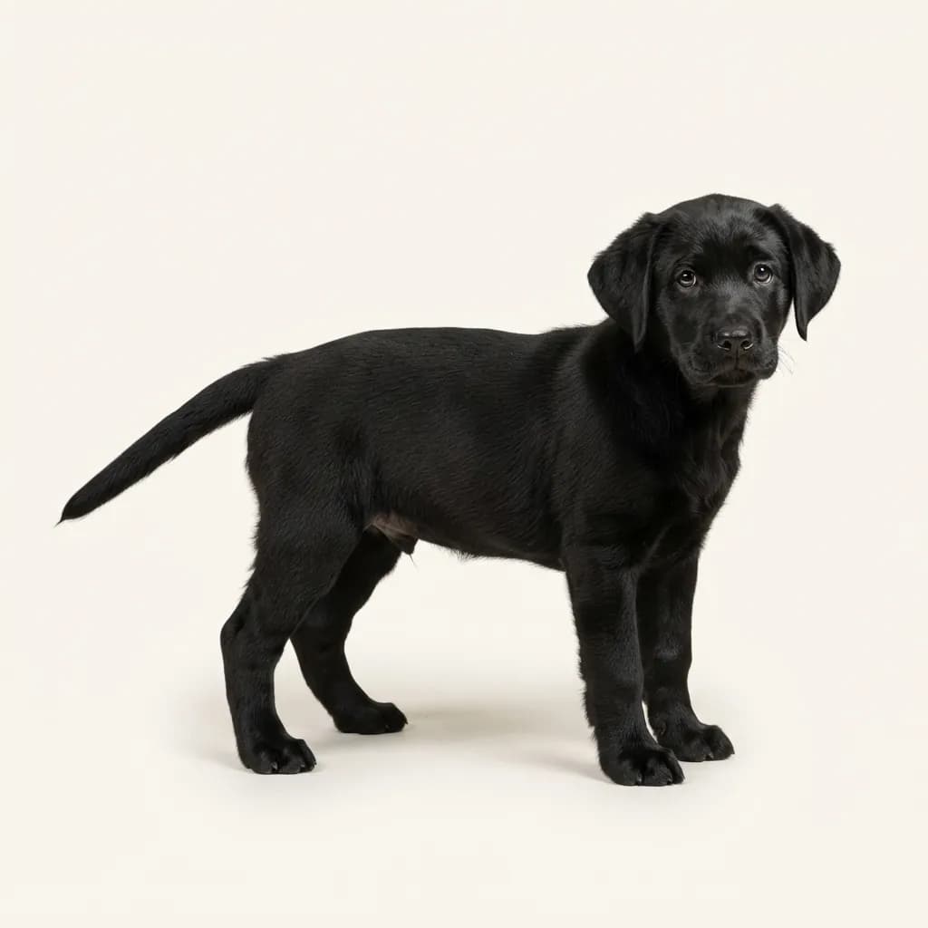 Labrador Retriever in Schwarz — Fellfarbe und Aussehen