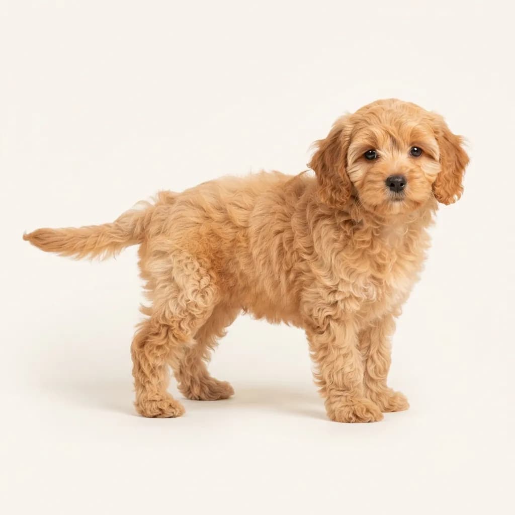 Cavapoo in Apricot — Fellfarbe und Aussehen