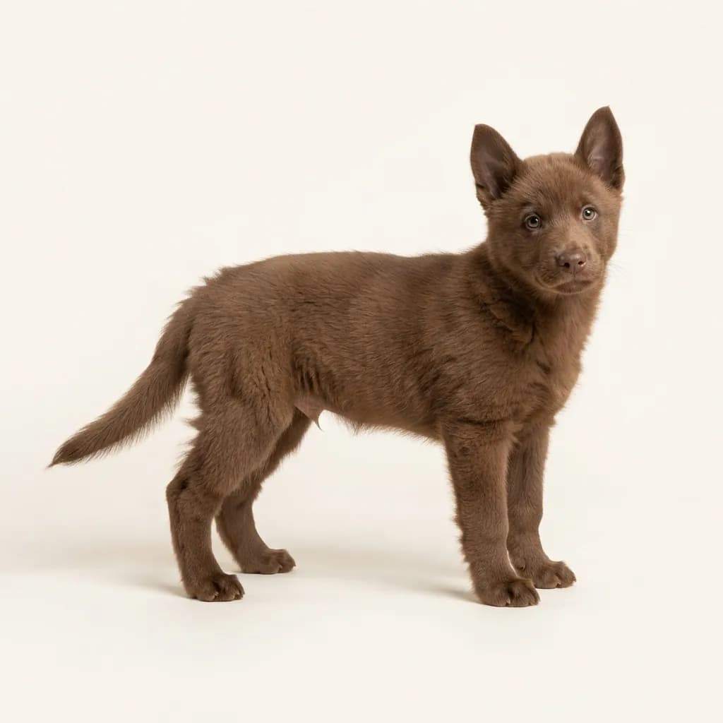 Alaskan Husky in Braun — Fellfarbe und Aussehen