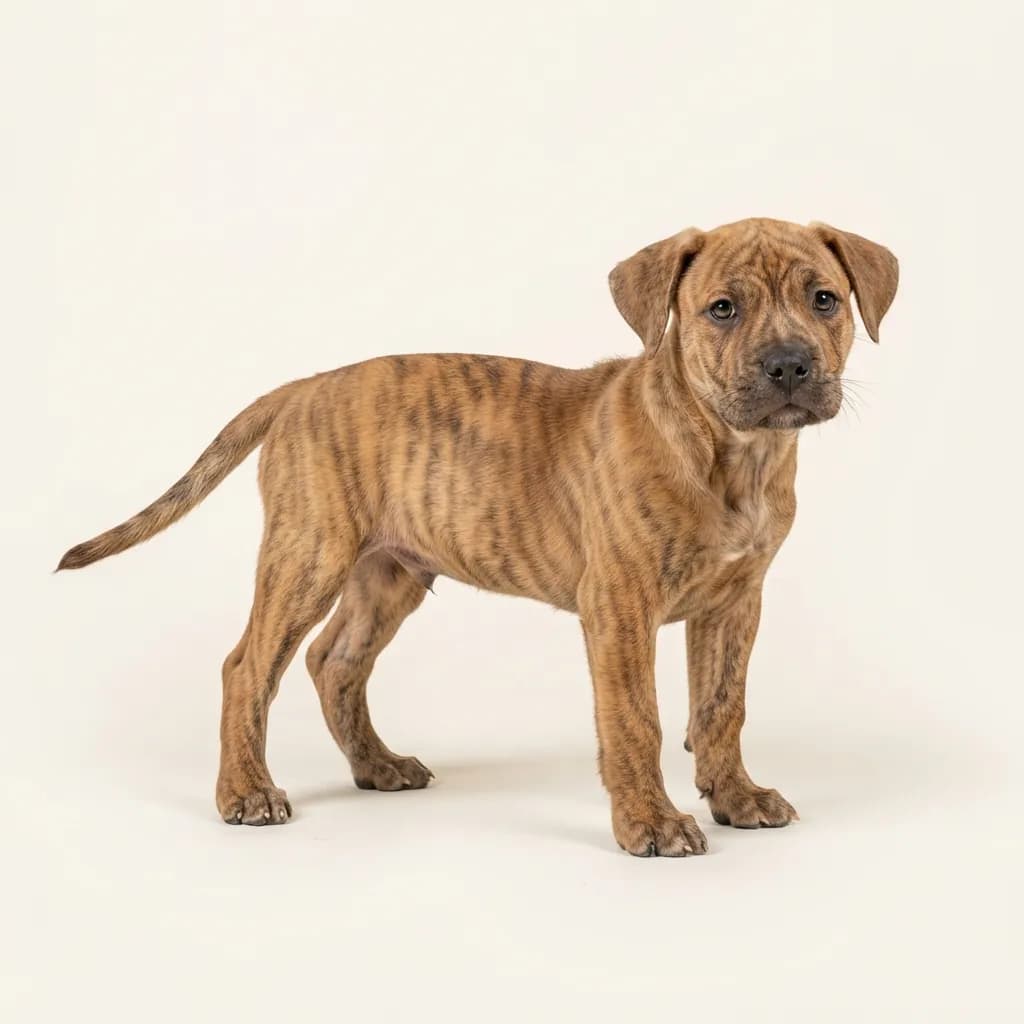 Exotic Bully in Gestromt — Fellfarbe und Aussehen