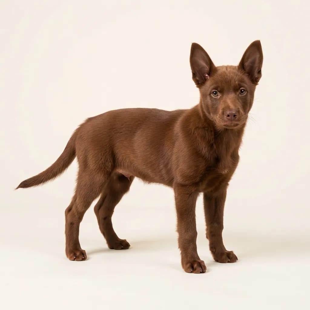 Australian Kelpie in Rot — Fellfarbe und Aussehen