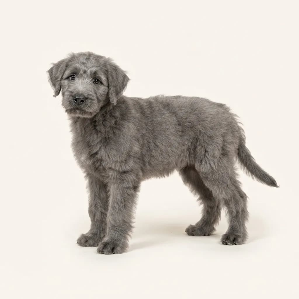 Bouvier des Flandres in Grau — Fellfarbe und Aussehen