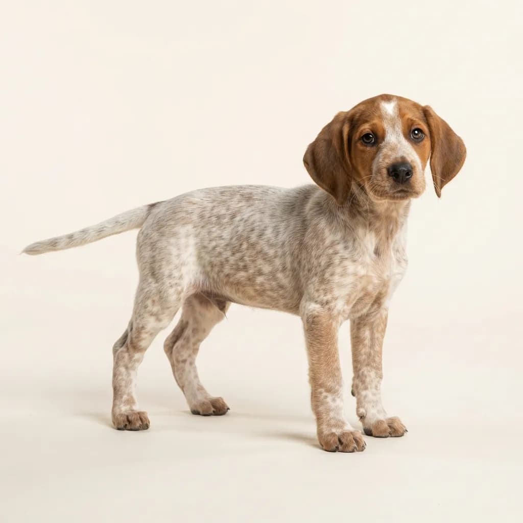 English Foxhound in Schimmel — Fellfarbe und Aussehen