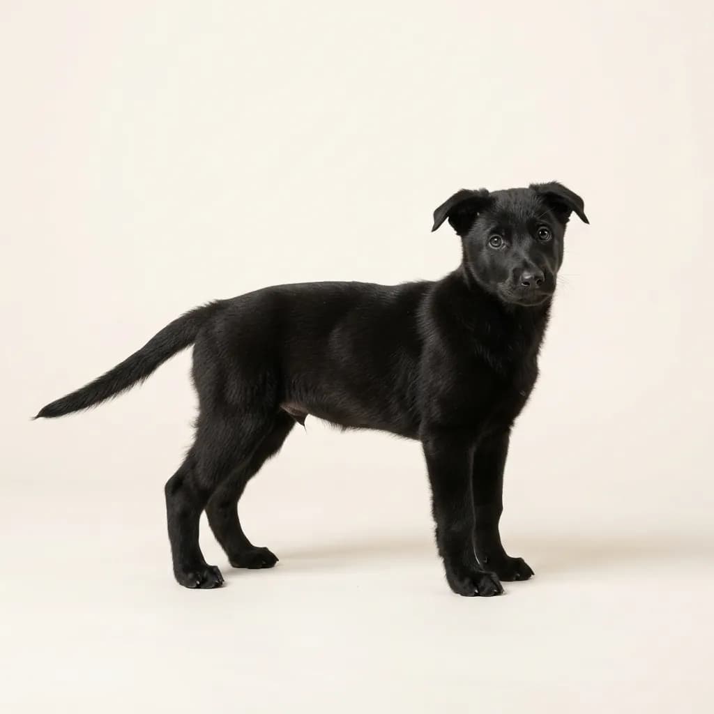 Malinois in Schwarz — Fellfarbe und Aussehen