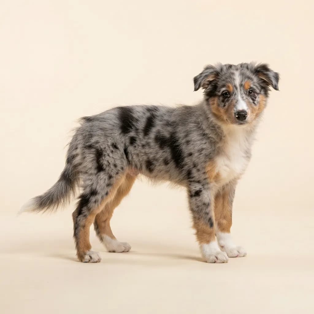Border Collie in Blue Merle — Fellfarbe und Aussehen