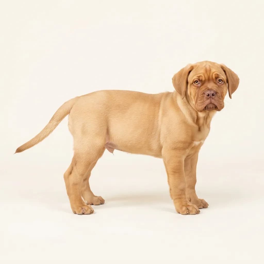 Bordeauxdogge in Falbfarben — Fellfarbe und Aussehen