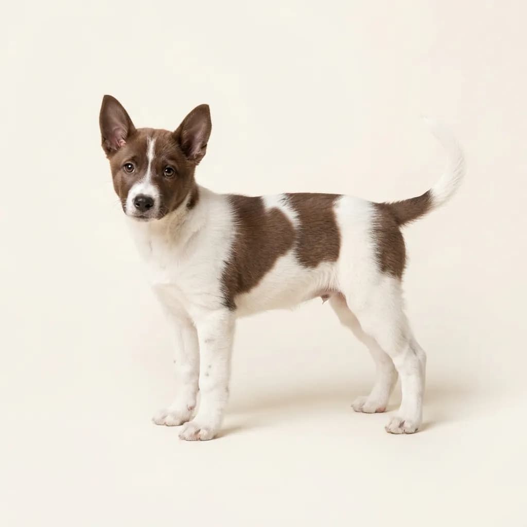 Canaan Dog in Gescheckt — Fellfarbe und Aussehen