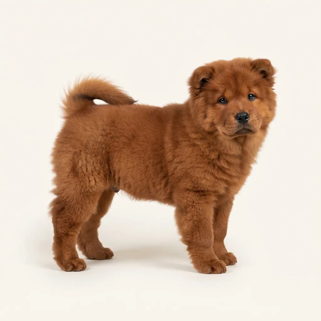 Chow Chow in Rot — Fellfarbe und Aussehen