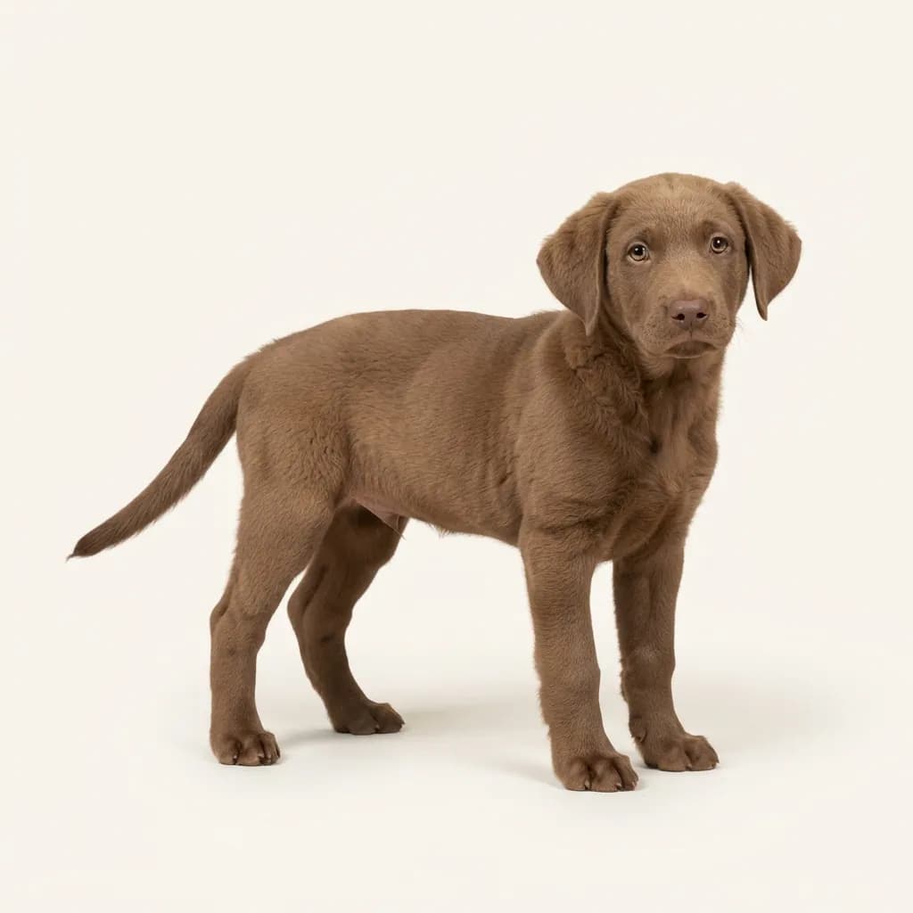 Chesapeake Bay Retriever in Braun — Fellfarbe und Aussehen