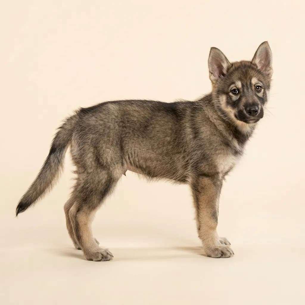 Alaskan Husky in Wildfarben (Agouti) — Fellfarbe und Aussehen