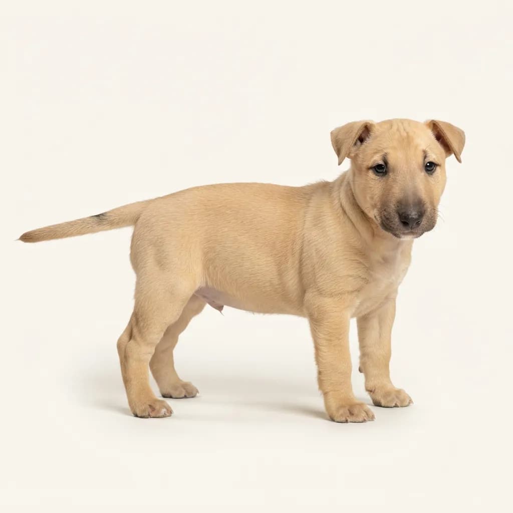 Miniature Bullterrier in Falbfarben — Fellfarbe und Aussehen