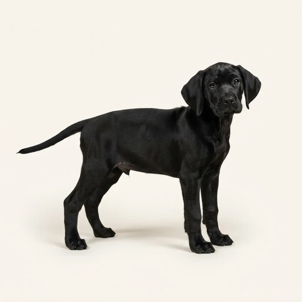 English Pointer in Schwarz — Fellfarbe und Aussehen