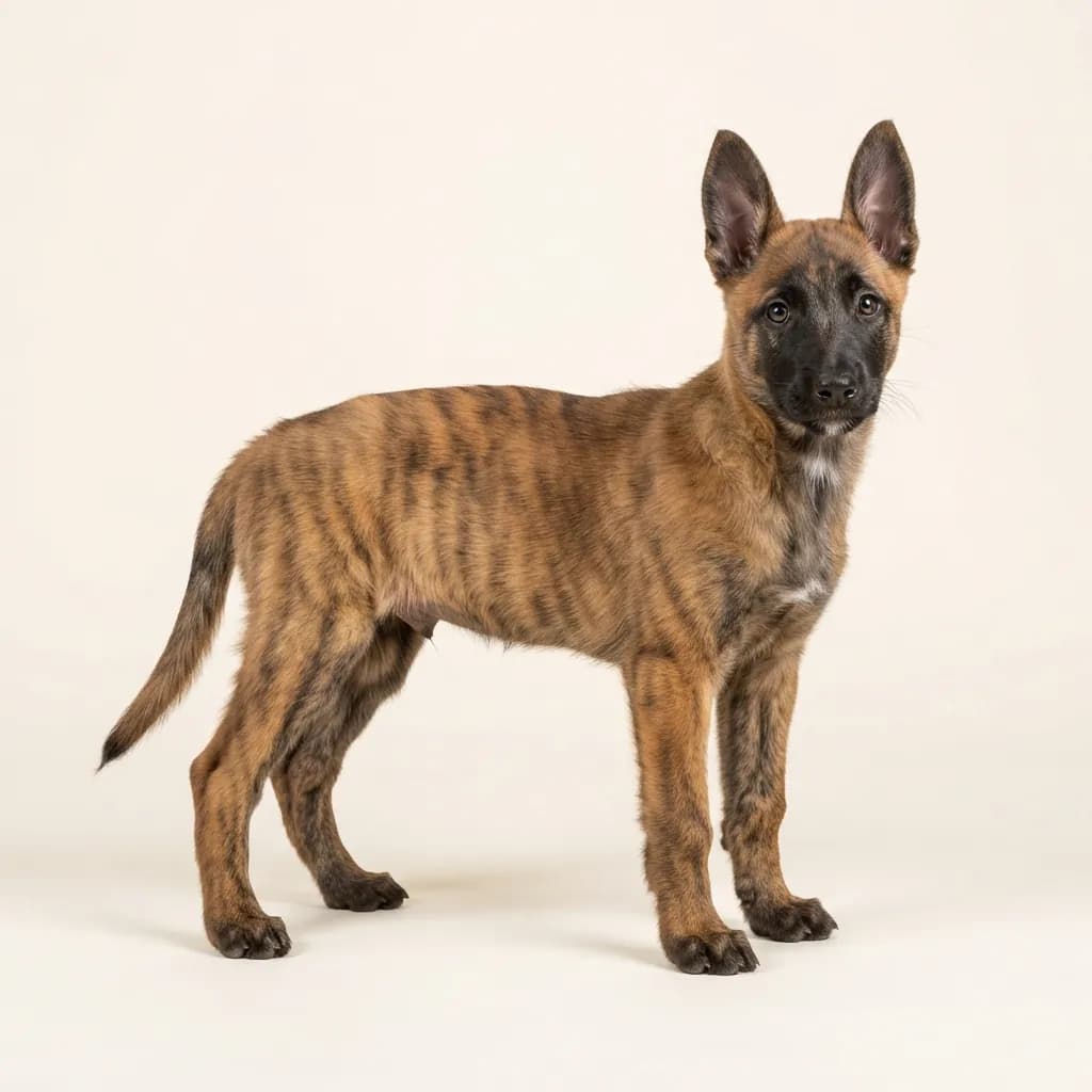 Malinois in Gestromt — Fellfarbe und Aussehen