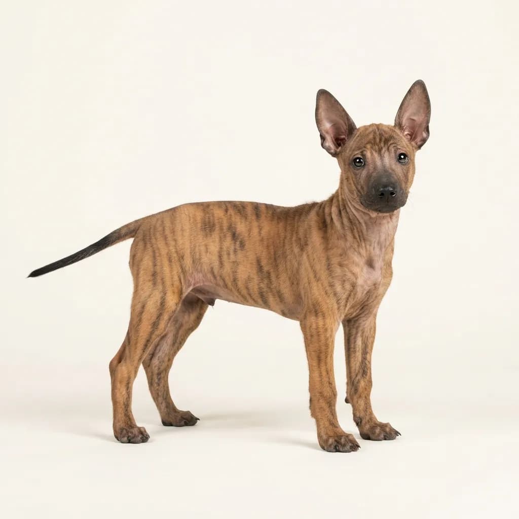 Xoloitzcuintle in Gestromt — Fellfarbe und Aussehen