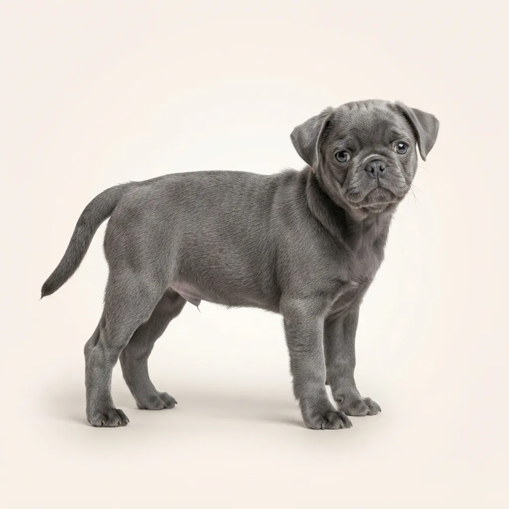 Blue Pug — coat colour and appearance