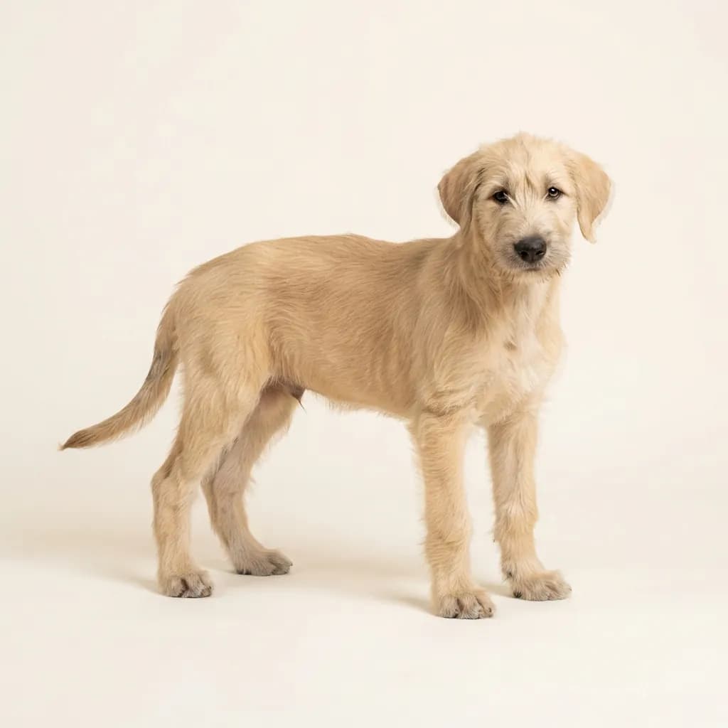 Irish Wolfhound in Falbfarben — Fellfarbe und Aussehen